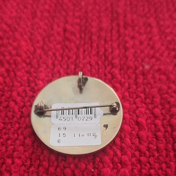 Colorful Abalone Shell Brooch - Picture 2 of 2